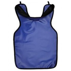 Cling Shield® Adult Protectall Apron, with Neck Collar - Medical - Blue